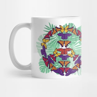 Butterfly design awesome peace slogan Mug